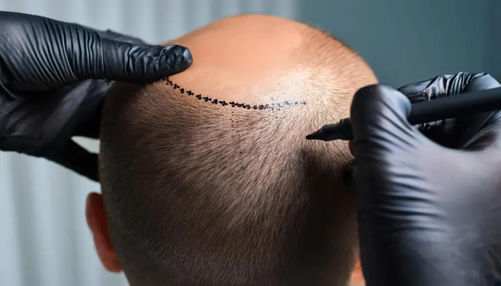 hair crown balding